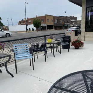 Outside seating