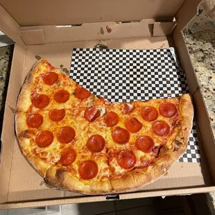 Pepperoni pizza