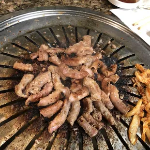 Gopchang- too rubbery and unchewable... try the daechang instead