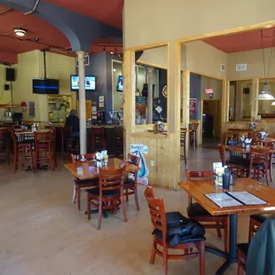 Interior of &quot;The Corner Pocket&quot;.