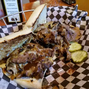 Philly Cheese Steak did not disappoint! I&apos;d totally order it again