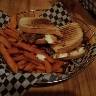 I got the pork panini with homemade slaw: a nice end to a great day at Cascade.