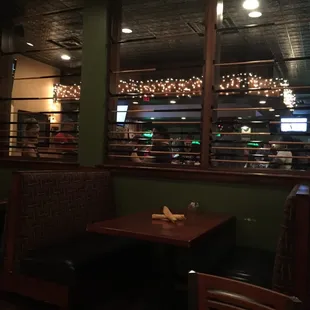 Nice dining room private from the bar!