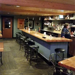 New remodeled bar.