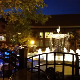 The fountain ....