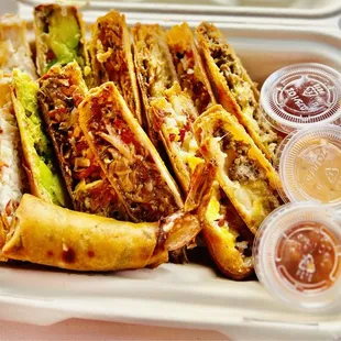 Sampler Eggrolls $20