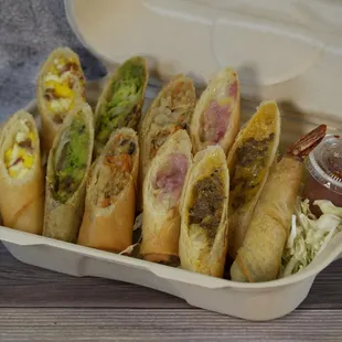 THE SAMPLER Cue the thunder  and lightening. Try the six rolls with The Sampler. Best bang for your buck.