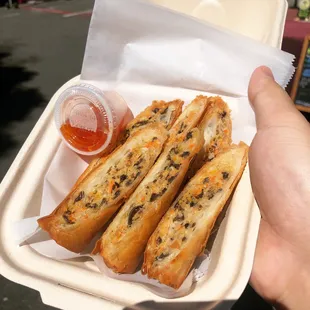 8/28 Kakaako farmers market. "Yes please" Rolls. $9.