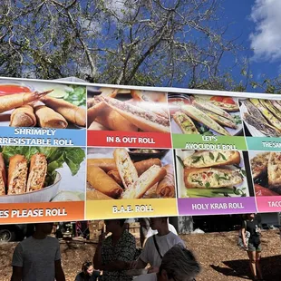 Pictures of each roll