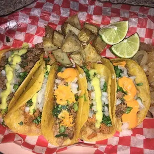 tacos, food