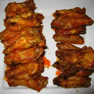 chicken wings and fried chicken, food
