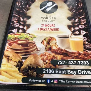 The corner skillet, open 24 hours!!