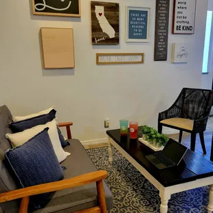 Comfortable living room nook.