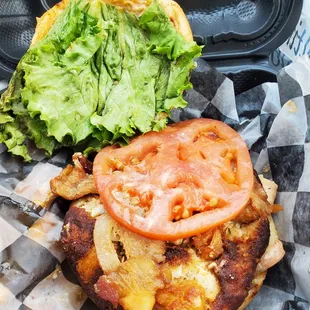 Crabcake club sandwich delicious!