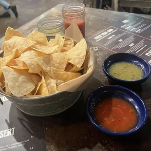 Complimentary Chips and Salsa Duo