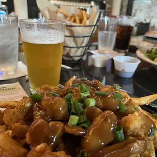 Poutine and Seven IPA