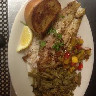 Catfish with Mango Chutney