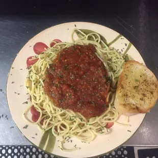 Homemade Spaghetti sauce was great