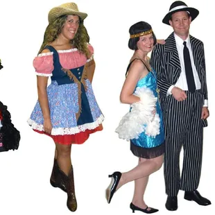 Just a few of our thousands of costume rental options