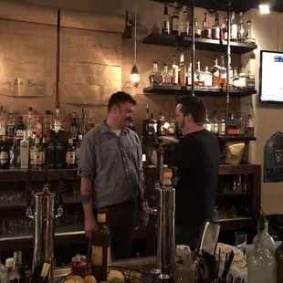 The very cool Coterie bar in Kokomo, IN. Born to be bartenders