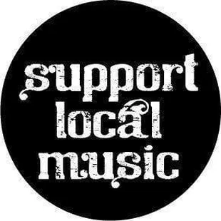 support local music button