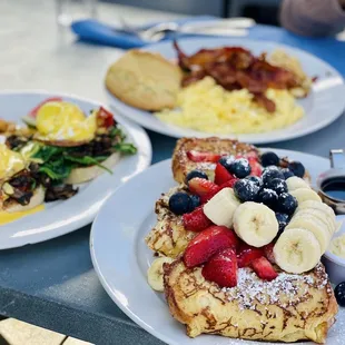 All American Breakfast Stuffed French Toast Eggs La Jolla