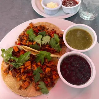 Soy Chorizo & Papas Taco