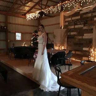 Beautiful Stage with backdrop!