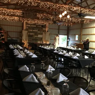 Large, indoor reception hall with wet bar....you can bring your own alcohol!