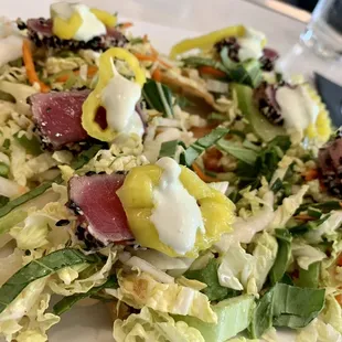 Ahi tuna nachos