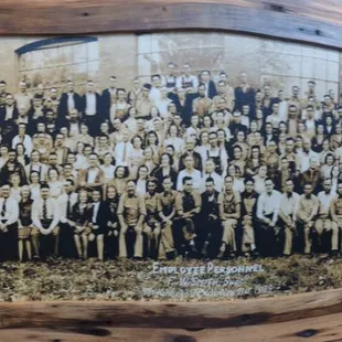 1939 employee photo. At the time the largest denim manufacturer in the world
