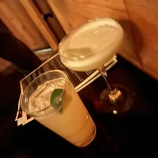 Paloma and country something drink (gin based)