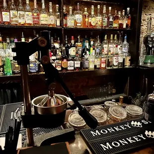 Speakeasy vibe with skilled bartenders.