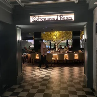 When you get off the elevator