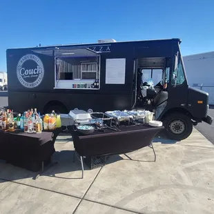 a table full of drinks