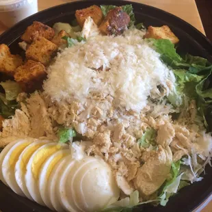 Large chicken Caesar salad