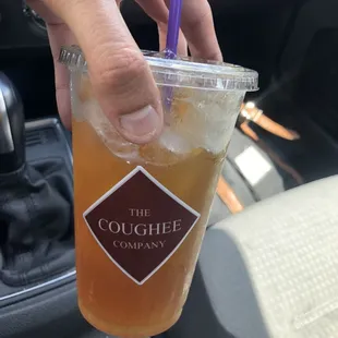 CBD infused iced tea