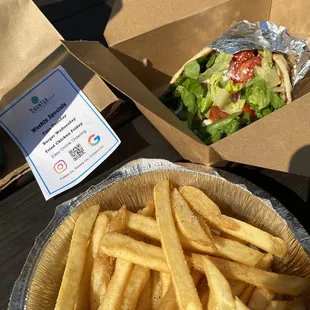 Beef/Lamb Gyro and Fries