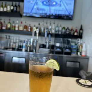 Ice cold beer and sports
