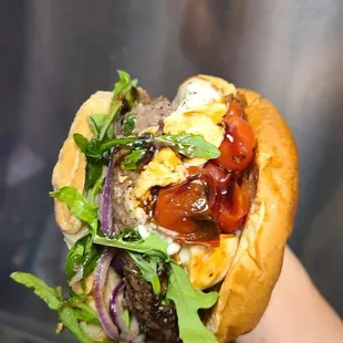 Burrata burger special. Delicious
