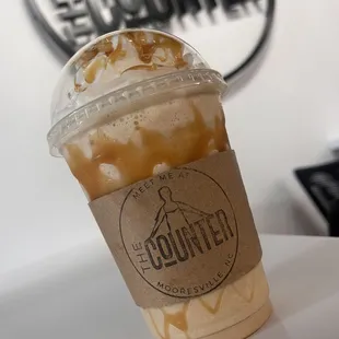 a cup of iced coffee