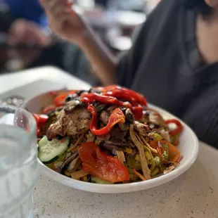 Create Your Own Salad Bowl (with Grilled Chicken)