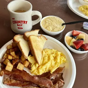 The Hillsboro breakfast combo, add fruit!