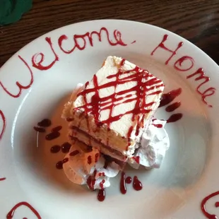 Desserts change often, but they are always delicious and enough to share!