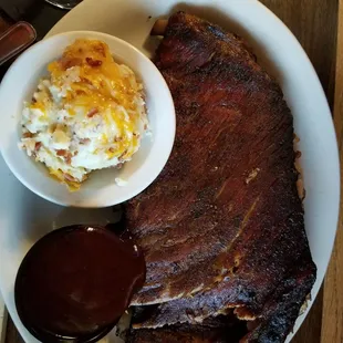 KC ribs so tender. Nice chew on the outer layer, and the interior just comes apart. Delicious.