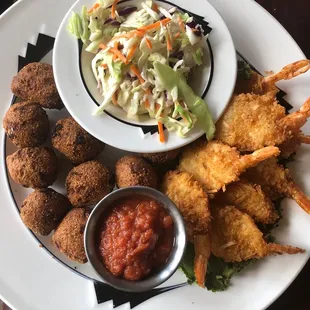 Coconut Shrimp and Hushpuppies!!