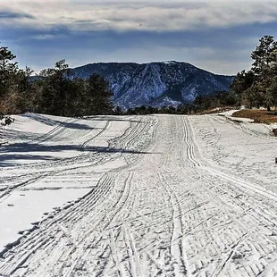 The only Nordic Ski trails in the area are at the Woodmoor Country Club!