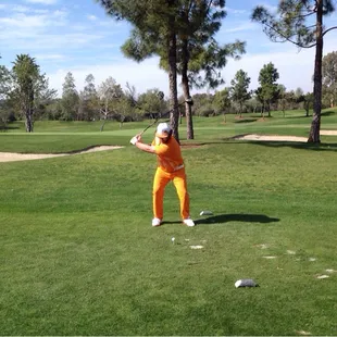 Letting the Big Dog Eat of the Tee Box !!