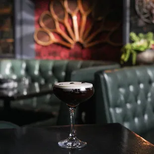 Espresso Martini made with real espresso!