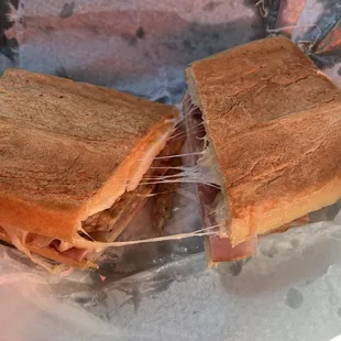 Breakfast Cuban with the works